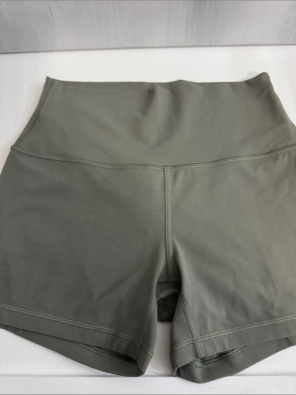 lululemon athletica Olive Green High-Rise Athletic Shorts